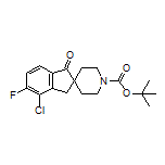 1’-Boc-4-chloro-5-fluoro-1-oxo-1,3-dihydrospiro[indene-2,4’-piperidine]