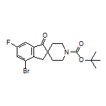 1’-Boc-4-bromo-6-fluoro-1-oxo-1,3-dihydrospiro[indene-2,4’-piperidine]