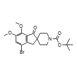 1’-Boc-4-bromo-6,7-dimethoxy-1-oxo-1,3-dihydrospiro[indene-2,4’-piperidine]