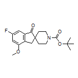 1’-Boc-6-fluoro-4-methoxy-1-oxo-1,3-dihydrospiro[indene-2,4’-piperidine]