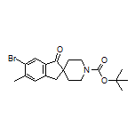 1’-Boc-6-bromo-5-methyl-1-oxo-1,3-dihydrospiro[indene-2,4’-piperidine]