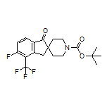 1’-Boc-5-fluoro-1-oxo-4-(trifluoromethyl)-1,3-dihydrospiro[indene-2,4’-piperidine]