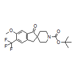 1’-Boc-6-methoxy-1-oxo-5-(trifluoromethyl)-1,3-dihydrospiro[indene-2,4’-piperidine]