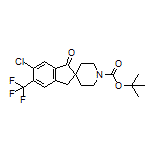 1’-Boc-6-chloro-1-oxo-5-(trifluoromethyl)-1,3-dihydrospiro[indene-2,4’-piperidine]