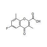 6-Fluoro-3,8-dimethyl-4-oxo-4H-chromene-2-carboxylic Acid