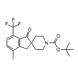 1’-Boc-4-iodo-1-oxo-7-(trifluoromethyl)-1,3-dihydrospiro[indene-2,4’-piperidine]