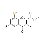 Methyl 8-Bromo-6-fluoro-3-methyl-4-oxo-4H-chromene-2-carboxylate