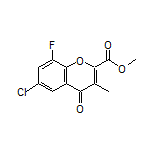 Methyl 6-Chloro-8-fluoro-3-methyl-4-oxo-4H-chromene-2-carboxylate