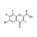 6-Bromo-7,8-difluoro-3-methyl-4-oxo-4H-chromene-2-carboxylic Acid