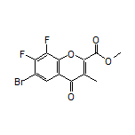 Methyl 6-Bromo-7,8-difluoro-3-methyl-4-oxo-4H-chromene-2-carboxylate