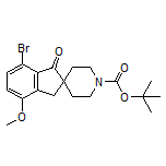 1’-Boc-7-bromo-4-methoxy-1-oxo-1,3-dihydrospiro[indene-2,4’-piperidine]