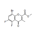 Methyl 8-Bromo-5,6-difluoro-3-methyl-4-oxo-4H-chromene-2-carboxylate