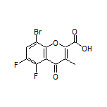 8-Bromo-5,6-difluoro-3-methyl-4-oxo-4H-chromene-2-carboxylic Acid