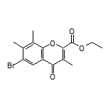 Ethyl 6-Bromo-3,7,8-trimethyl-4-oxo-4H-chromene-2-carboxylate