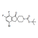 1’-Boc-4-bromo-6,7-difluoro-1-oxo-1,3-dihydrospiro[indene-2,4’-piperidine]