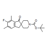 1’-Boc-6-fluoro-5,7-dimethyl-1-oxo-1,3-dihydrospiro[indene-2,4’-piperidine]