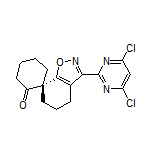 (S)-3-(4,6-Dichloro-2-pyrimidinyl)-5,6-dihydro-4H-spiro[benzo[d]isoxazole-7,1’-cyclohexan]-2’-one