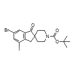 1’-Boc-6-bromo-4-iodo-1-oxo-1,3-dihydrospiro[indene-2,4’-piperidine]