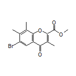 Methyl 6-Bromo-3,7,8-trimethyl-4-oxo-4H-chromene-2-carboxylate