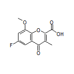 6-Fluoro-8-methoxy-3-methyl-4-oxo-4H-chromene-2-carboxylic Acid