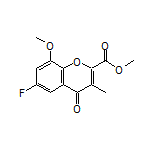 Methyl 6-Fluoro-8-methoxy-3-methyl-4-oxo-4H-chromene-2-carboxylate