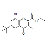 Ethyl 8-Bromo-6-(tert-butyl)-3-methyl-4-oxo-4H-chromene-2-carboxylate