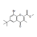 Methyl 8-Bromo-6-(tert-butyl)-3-methyl-4-oxo-4H-chromene-2-carboxylate