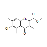 Methyl 6-Chloro-3,5,7-trimethyl-4-oxo-4H-chromene-2-carboxylate