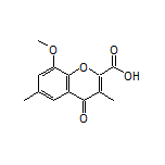 8-Methoxy-3,6-dimethyl-4-oxo-4H-chromene-2-carboxylic Acid