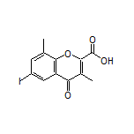 6-Iodo-3,8-dimethyl-4-oxo-4H-chromene-2-carboxylic Acid