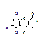 Methyl 6-Bromo-5,8-dichloro-3-methyl-4-oxo-4H-chromene-2-carboxylate