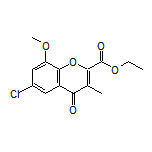 Ethyl 6-Chloro-8-methoxy-3-methyl-4-oxo-4H-chromene-2-carboxylate