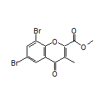 Methyl 6,8-Dibromo-3-methyl-4-oxo-4H-chromene-2-carboxylate