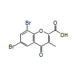 6,8-Dibromo-3-methyl-4-oxo-4H-chromene-2-carboxylic Acid