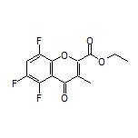 Ethyl 5,6,8-Trifluoro-3-methyl-4-oxo-4H-chromene-2-carboxylate