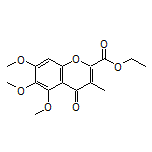 Ethyl 5,6,7-Trimethoxy-3-methyl-4-oxo-4H-chromene-2-carboxylate