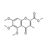 Methyl 5,6,7-Trimethoxy-3-methyl-4-oxo-4H-chromene-2-carboxylate