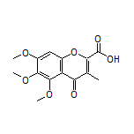 5,6,7-Trimethoxy-3-methyl-4-oxo-4H-chromene-2-carboxylic Acid