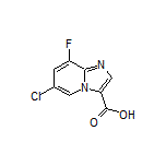 6-Chloro-8-fluoroimidazo[1,2-a]pyridine-3-carboxylic Acid