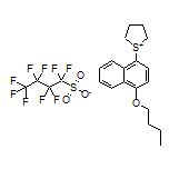 1-(4-Butoxy-1-naphthyl)tetrahydro-1H-thiophen-1-ium 1,1,2,2,3,3,4,4,4-Nonafluorobutane-1-sulfonate