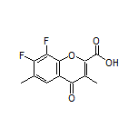 7,8-Difluoro-3,6-dimethyl-4-oxo-4H-chromene-2-carboxylic Acid