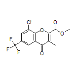 Methyl 8-Chloro-3-methyl-4-oxo-6-(trifluoromethyl)-4H-chromene-2-carboxylate