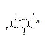 6-Fluoro-8-iodo-3-methyl-4-oxo-4H-chromene-2-carboxylic Acid