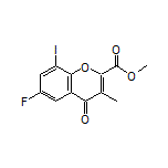 Methyl 6-Fluoro-8-iodo-3-methyl-4-oxo-4H-chromene-2-carboxylate