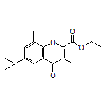 Ethyl 6-(tert-Butyl)-3,8-dimethyl-4-oxo-4H-chromene-2-carboxylate