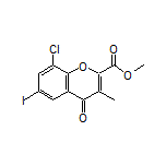 Methyl 8-Chloro-6-iodo-3-methyl-4-oxo-4H-chromene-2-carboxylate