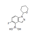 5-Fluoro-1-(tetrahydro-2H-pyran-2-yl)-1H-indazole-4-boronic Acid