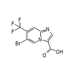 6-Bromo-7-(trifluoromethyl)imidazo[1,2-a]pyridine-3-carboxylic Acid