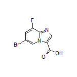 6-Bromo-8-fluoroimidazo[1,2-a]pyridine-3-carboxylic Acid