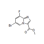 Methyl 6-Bromo-8-fluoroimidazo[1,2-a]pyridine-3-carboxylate